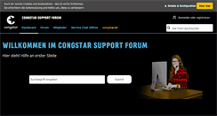 Desktop Screenshot of congstar-forum.de