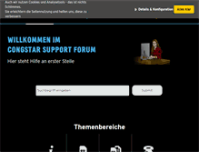 Tablet Screenshot of congstar-forum.de